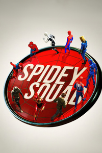 Spidey Squad 5k (640x960) Resolution Wallpaper