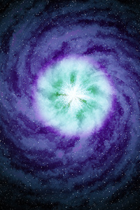 Spiral Galaxy Abstract 4k