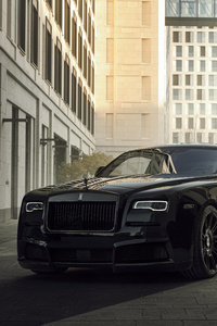 1440x2560 Spofecs Rolls Royce Black Badge Wraith
