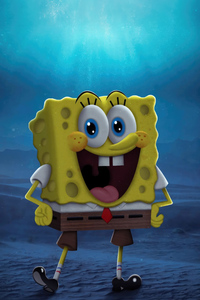 Spongebob Cartoon 5k (320x480) Resolution Wallpaper