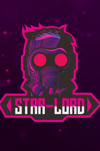 Star Lord Logo (1125x2436) Resolution Wallpaper