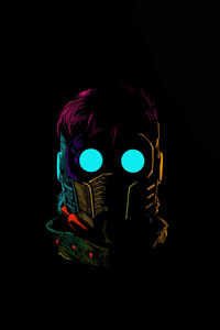 Star Lord Mask Close Up (1125x2436) Resolution Wallpaper