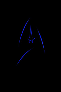 750x1334 Star Trek Logo Minimal 5k