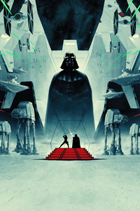 Star Wars Empire Strikes Back 40th Anniversary Poster (750x1334) Resolution Wallpaper