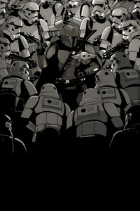 Star Wars The Mandalorian (1080x1920) Resolution Wallpaper
