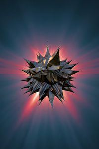 Starburst Abstract (800x1280) Resolution Wallpaper