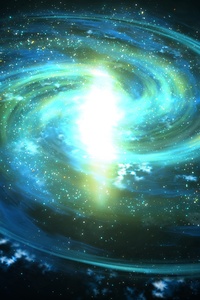 360x640 Stars Explosion In Galaxy