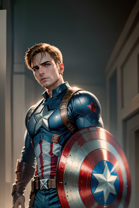 Steve Rogers Captain America (540x960) Resolution Wallpaper