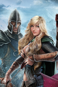 Stormfall Age Of War Warrior (360x640) Resolution Wallpaper