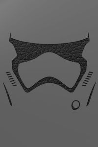 1080x2160 Stormtrooper Leather Minimalism