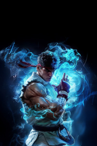 Street Fighter 6 Ryu In Action (1440x2560) Resolution Wallpaper