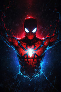 Stunner Spiderman (1280x2120) Resolution Wallpaper