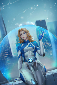 Sue Storm As Invisible Woman 2025 (2160x3840) Resolution Wallpaper