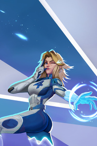 Sue Storm As Invisible Woman In Marvel Rivals (360x640) Resolution Wallpaper