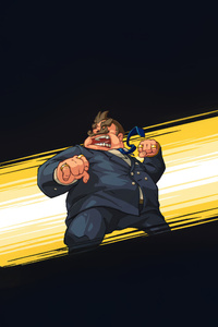 Suit Karate Survivor (240x400) Resolution Wallpaper