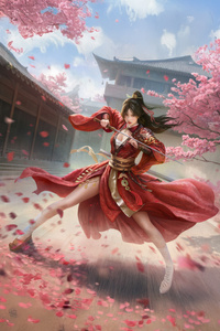 Sun Shangxiang From The Three Kingdoms (800x1280) Resolution Wallpaper