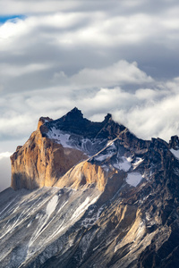 Sunrise Fire On Snowy Ridges Mountain (320x568) Resolution Wallpaper