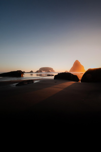 Sunset Along The Oregon Coast At Whaleshead Beach (750x1334) Resolution Wallpaper