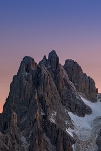 480x800 Sunset And Moonrise In The Italian Dolomites