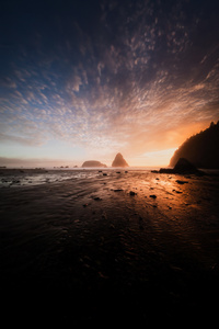 Sunset From Sunday Night At Whaleshead Beach In Brookings (750x1334) Resolution Wallpaper