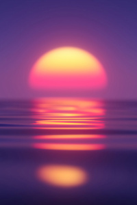 Sunset Minimal Ocean 5k (800x1280) Resolution Wallpaper