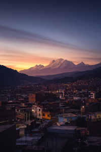 1080x1920 Sunset Over Huaraz Peru 4k