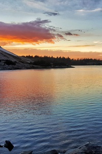 Sunset Over North Gap Lake 5k