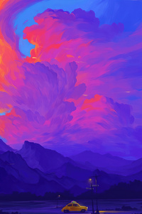 Sunset Symphony (800x1280) Resolution Wallpaper