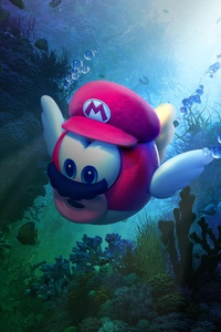 Super Mario Odyssey (320x480) Resolution Wallpaper