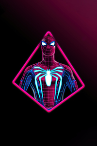 Super Spiderman Minimal 4k (480x800) Resolution Wallpaper