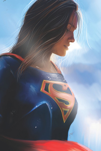 Supergirl Artbook Cover 4k (480x854) Resolution Wallpaper