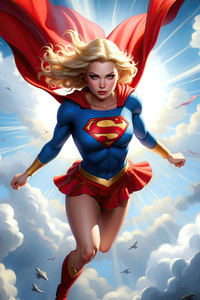 Supergirl Courage (240x320) Resolution Wallpaper