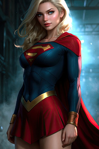 Supergirl Defender Of Justice (240x400) Resolution Wallpaper