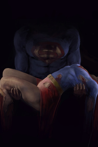 Supergirl Died (240x400) Resolution Wallpaper