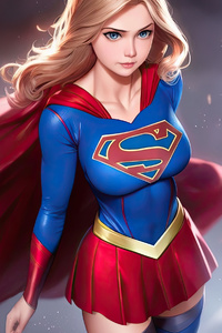 Supergirl Elusive (240x400) Resolution Wallpaper