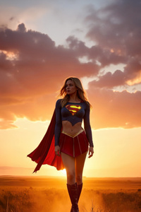 Supergirl Girl Of Steel (720x1280) Resolution Wallpaper