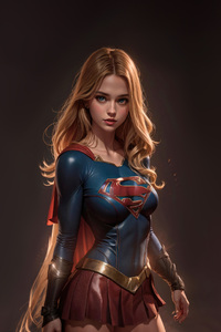 Supergirl Heroic Horizon (360x640) Resolution Wallpaper