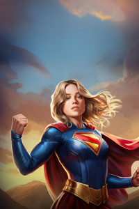 Supergirl In Injustice 2 Mobile (360x640) Resolution Wallpaper