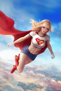 Supergirl Maverick (1280x2120) Resolution Wallpaper