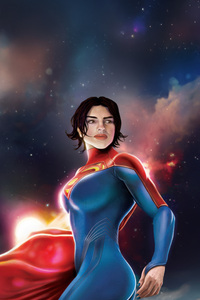 Supergirl On Duty (480x854) Resolution Wallpaper