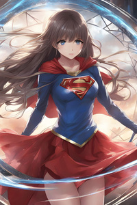Supergirl Outlaw (1080x2160) Resolution Wallpaper