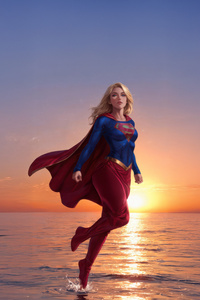 Supergirl Queen Of The Skies (1125x2436) Resolution Wallpaper