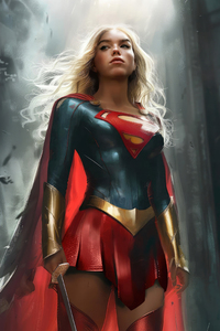 Supergirl Shining Grace (720x1280) Resolution Wallpaper