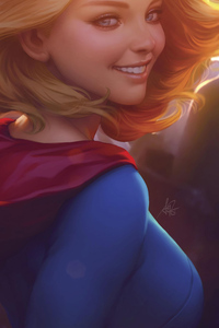 Supergirl Smiling