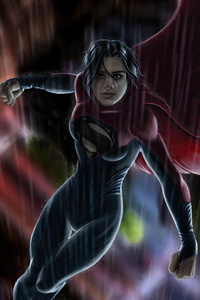 Supergirl Swift Justice (640x1136) Resolution Wallpaper