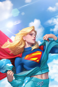 Supergirl The Kryptonian Legend (1440x2560) Resolution Wallpaper