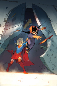 Supergirl Vs Batwoman Comic Art