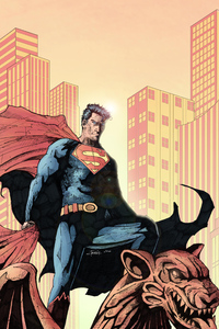 Superman 4k Paint Artwork (320x568) Resolution Wallpaper