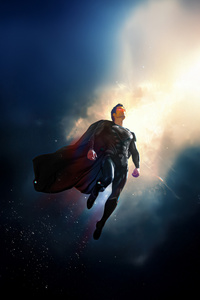 Superman A Symbol Of Hope (360x640) Resolution Wallpaper