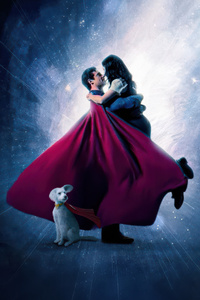Superman And Lois Lane In Love (480x800) Resolution Wallpaper